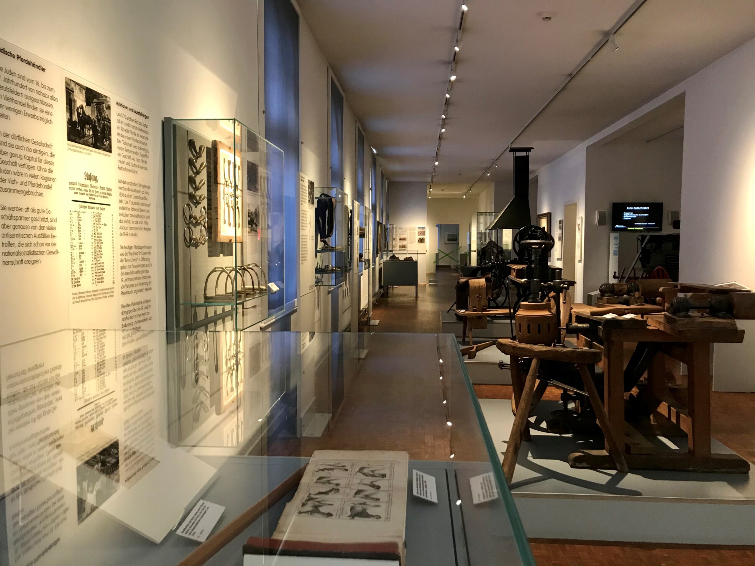 Blick in das Deutsche Pferdemuseum in Verden