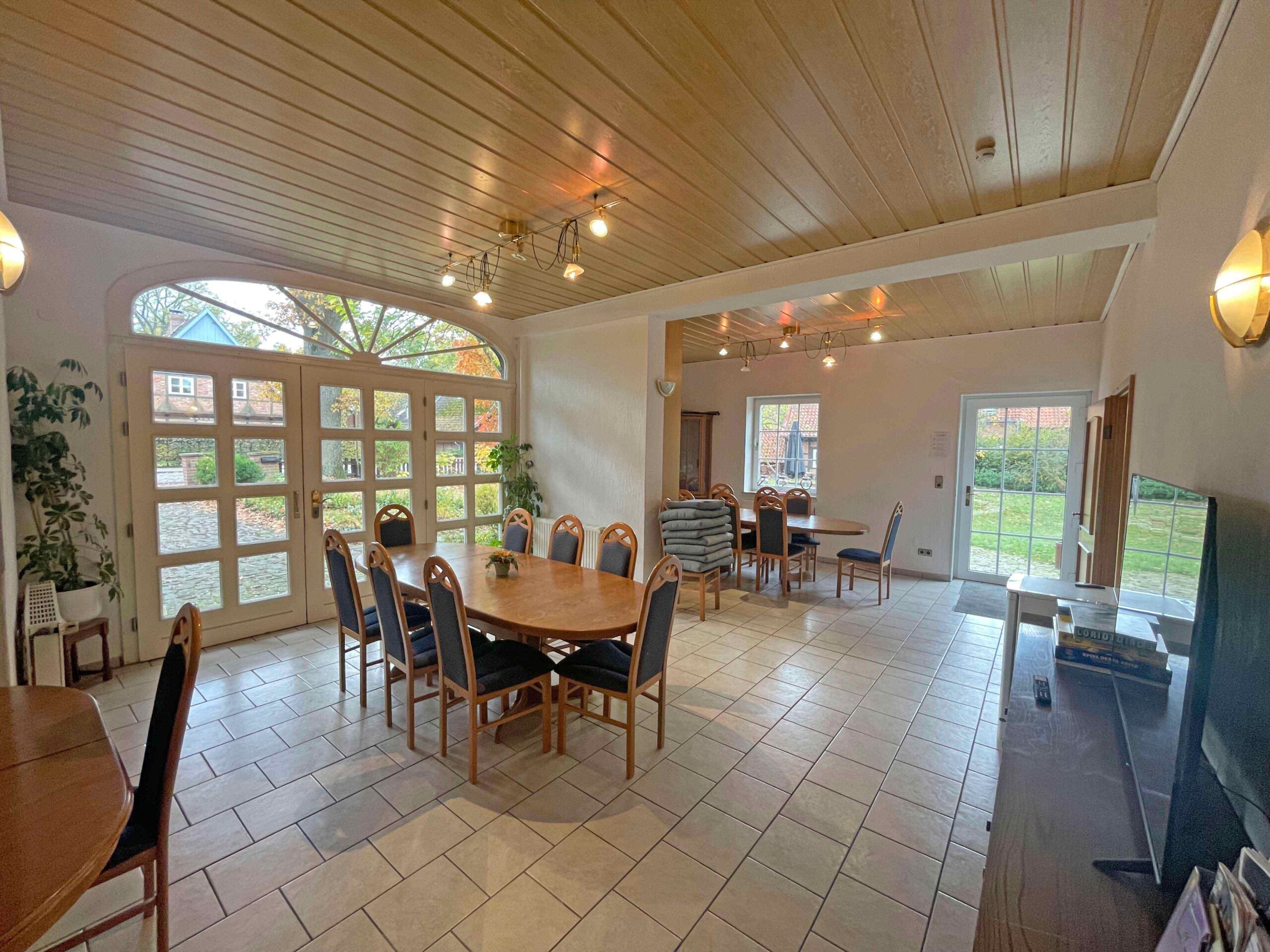 Aufenthaltsraum im Gästehaus Wedework in der Wedemark