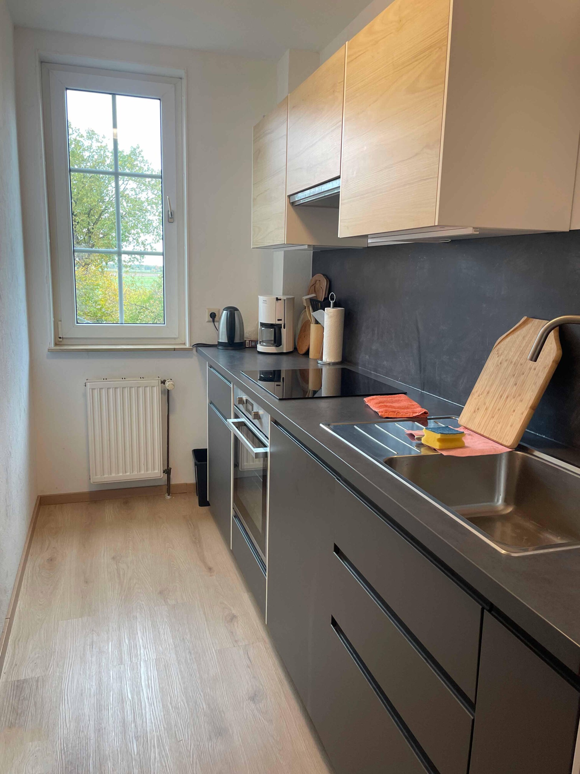 Küche im Gästehaus Wedework in der Wedemark